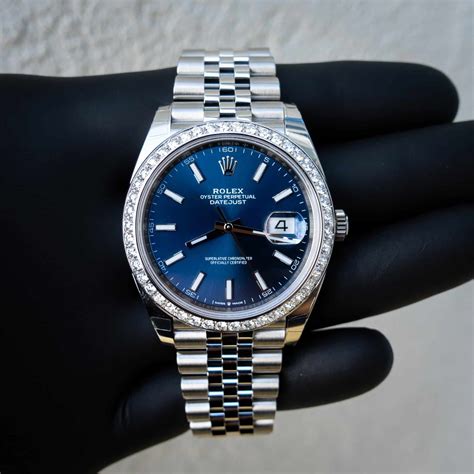 rolex datejust oyster blue|rolex oyster datejust price.